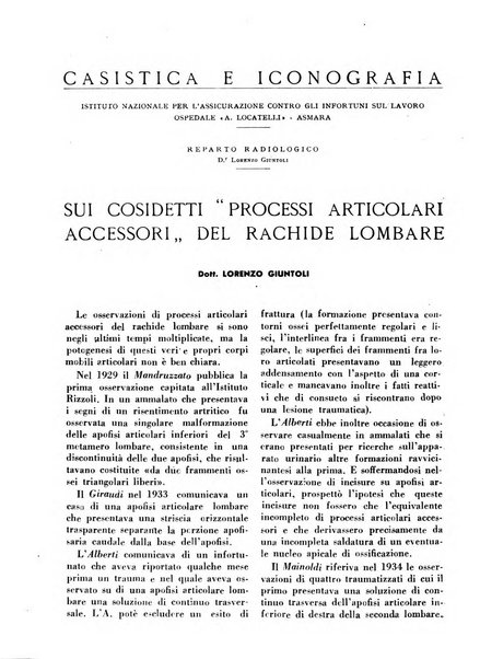 Quaderni di radiologia rivista di collaborazione clinico-radiologica fondata da M. Lapenna