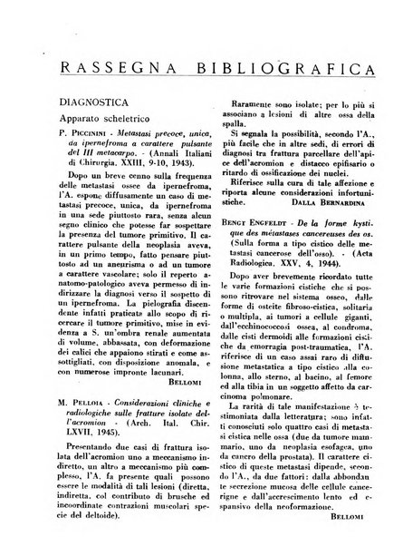 Quaderni di radiologia rivista di collaborazione clinico-radiologica fondata da M. Lapenna