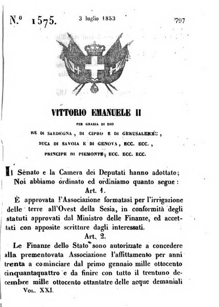 Raccolta degli atti del Governo di Sua Maestà il re di Sardegna