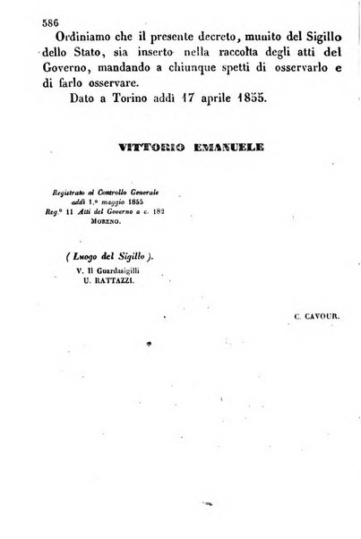 Raccolta degli atti del Governo di Sua Maestà il re di Sardegna
