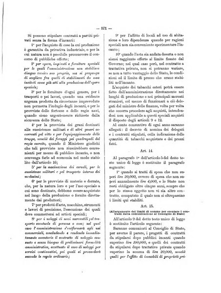 Raccolta dei vari atti riguardanti l'amministrazione e la contabilita generale dello Stato dal ... al ...