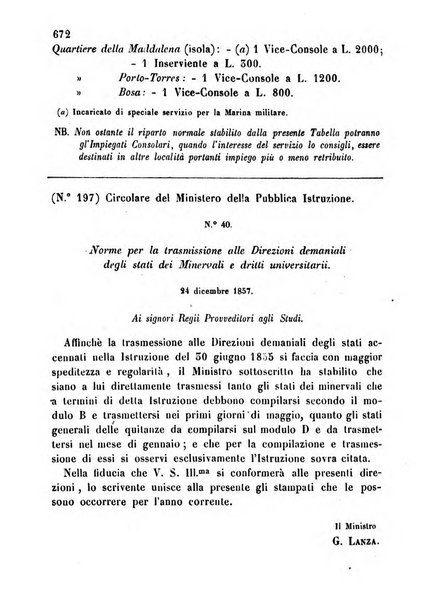 Raccolta delle istruzioni, circolari ed altre disposizioni generali emanate dalle autorità amministrative e giudiziarie
