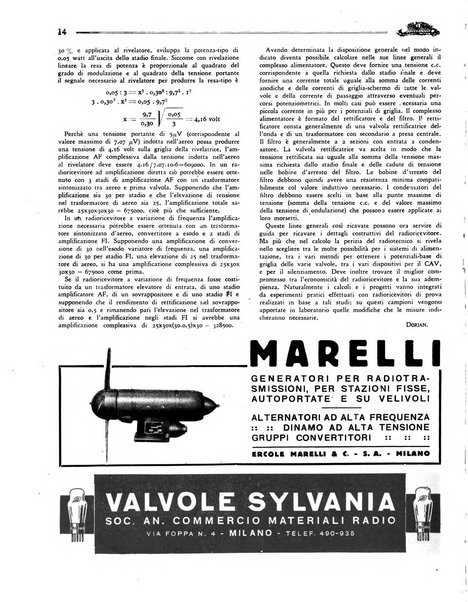 Radio giornale rivista mensile per dilettanti di radio