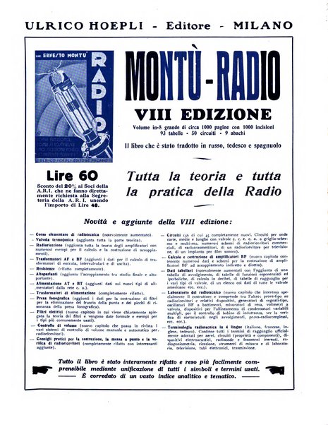 Radio giornale rivista mensile per dilettanti di radio