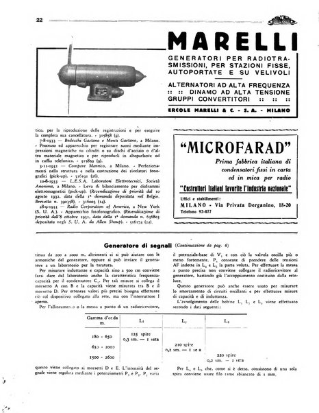 Radio giornale rivista mensile per dilettanti di radio