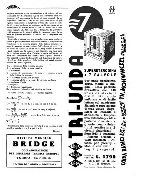 Radio giornale rivista mensile per dilettanti di radio