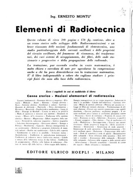 Radio giornale rivista mensile per dilettanti di radio