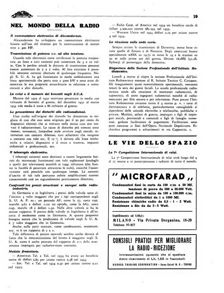 Radio giornale rivista mensile per dilettanti di radio