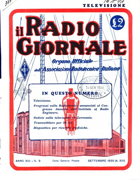 Radio giornale rivista mensile per dilettanti di radio