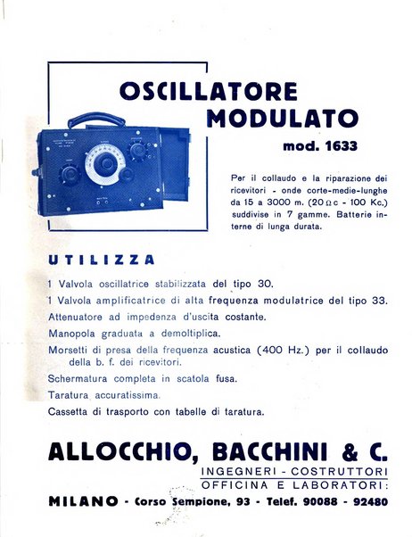 Radio giornale rivista mensile per dilettanti di radio