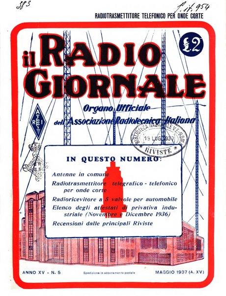 Radio giornale rivista mensile per dilettanti di radio