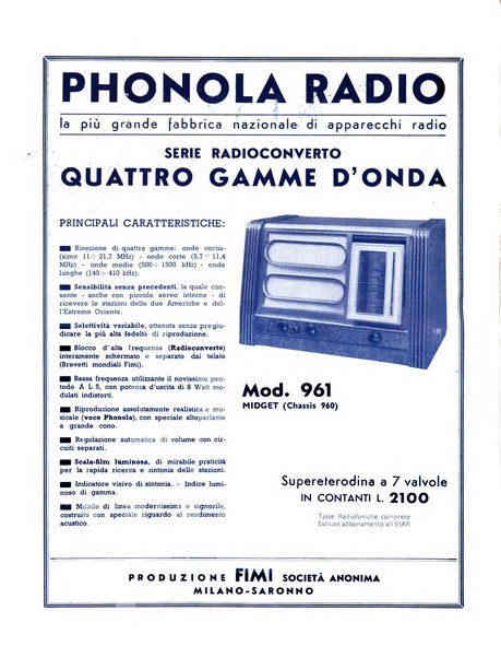 Radio giornale rivista mensile per dilettanti di radio