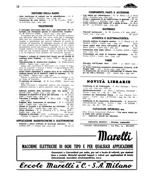 Radio giornale rivista mensile per dilettanti di radio