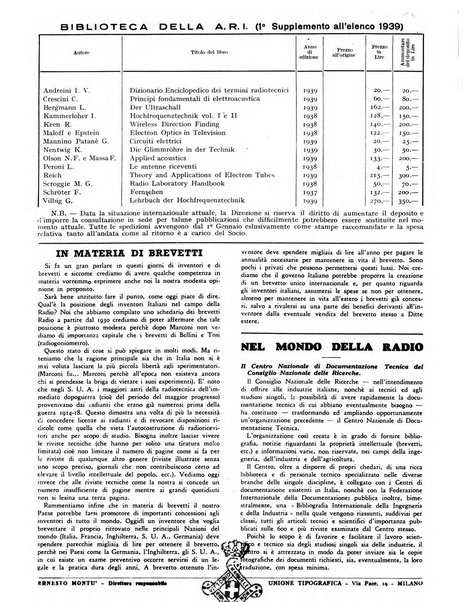 Radio giornale rivista mensile per dilettanti di radio