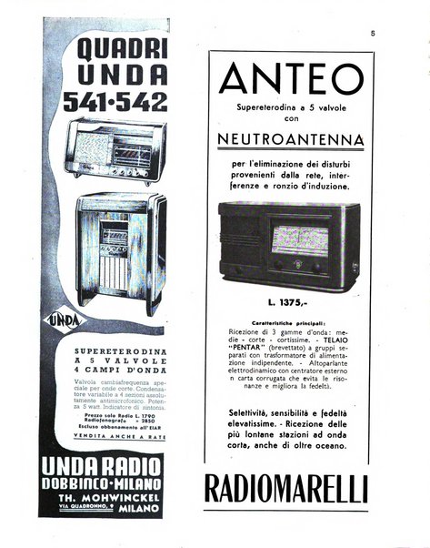 Radio giornale rivista mensile per dilettanti di radio