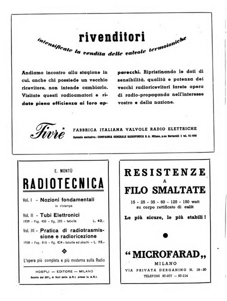 Radio giornale rivista mensile per dilettanti di radio