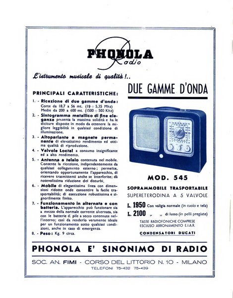 Radio giornale rivista mensile per dilettanti di radio