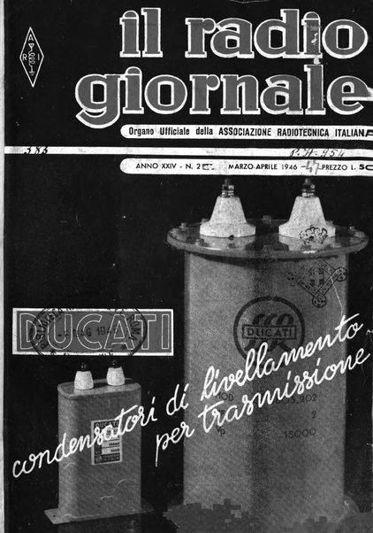 Radio giornale rivista mensile per dilettanti di radio