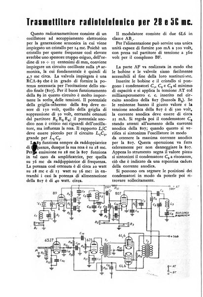 Radio giornale rivista mensile per dilettanti di radio