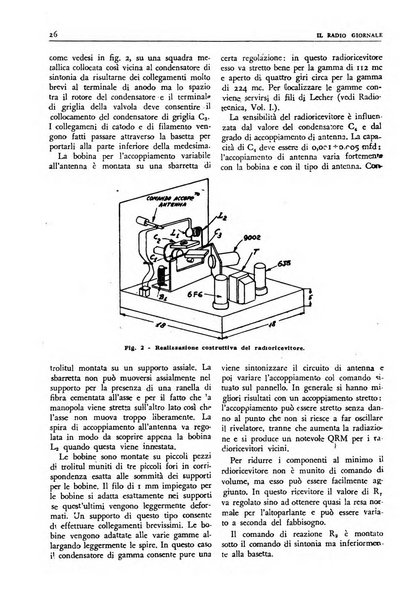 Radio giornale rivista mensile per dilettanti di radio