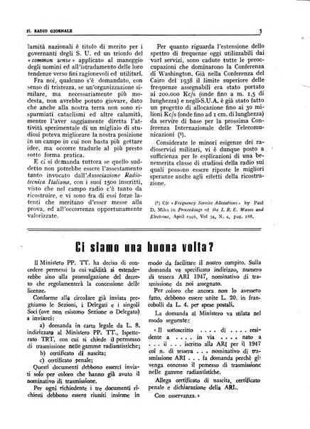 Radio giornale rivista mensile per dilettanti di radio