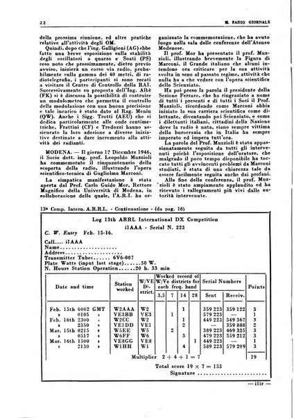 Radio giornale rivista mensile per dilettanti di radio