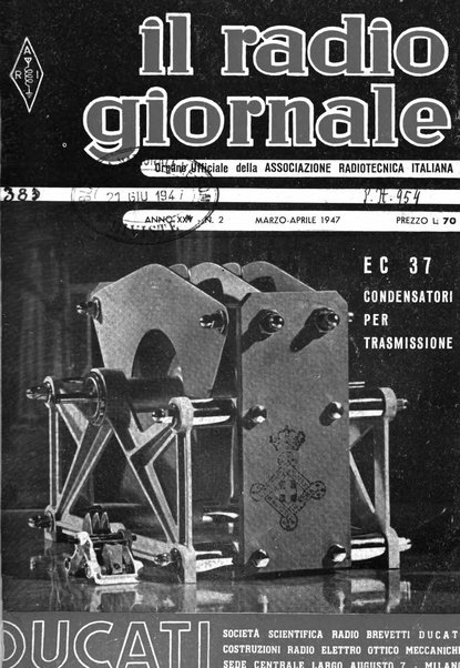 Radio giornale rivista mensile per dilettanti di radio