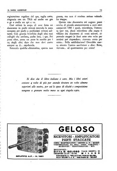 Radio giornale rivista mensile per dilettanti di radio