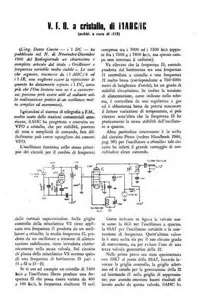 Radio giornale rivista mensile per dilettanti di radio