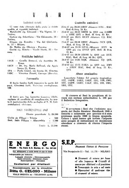 Radio giornale rivista mensile per dilettanti di radio