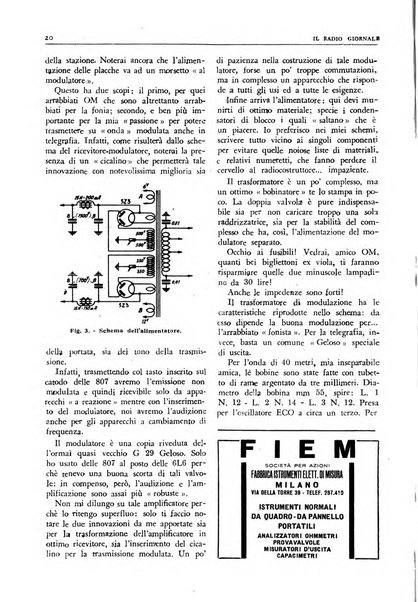 Radio giornale rivista mensile per dilettanti di radio