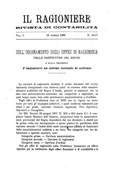 Il ragioniere rivista di contabilità