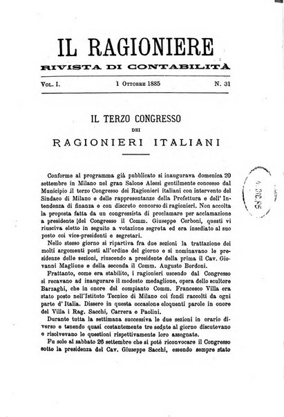 Il ragioniere rivista di contabilità