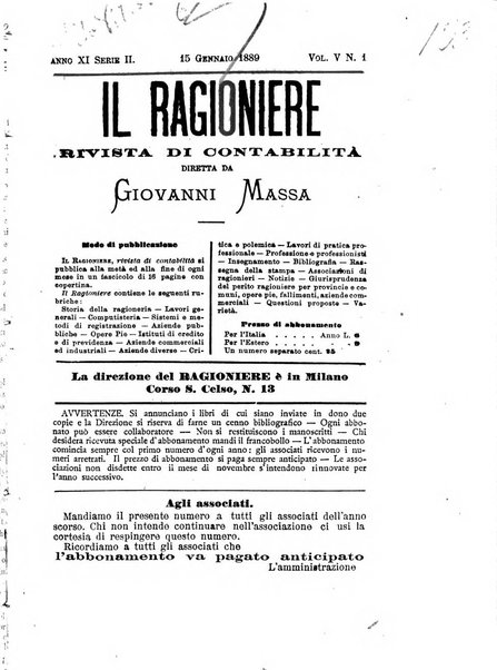 Il ragioniere rivista di contabilità