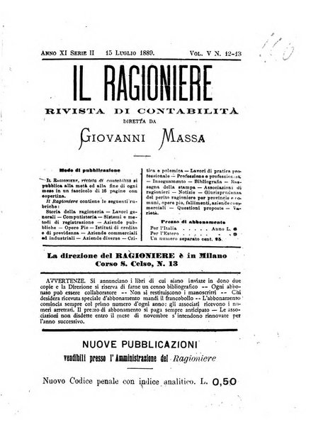 Il ragioniere rivista di contabilità