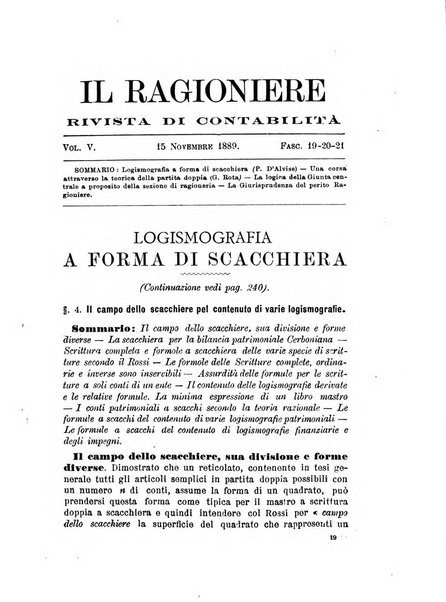 Il ragioniere rivista di contabilità