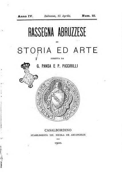 Rassegna abruzzese di storia ed arte