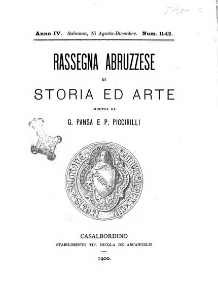 Rassegna abruzzese di storia ed arte