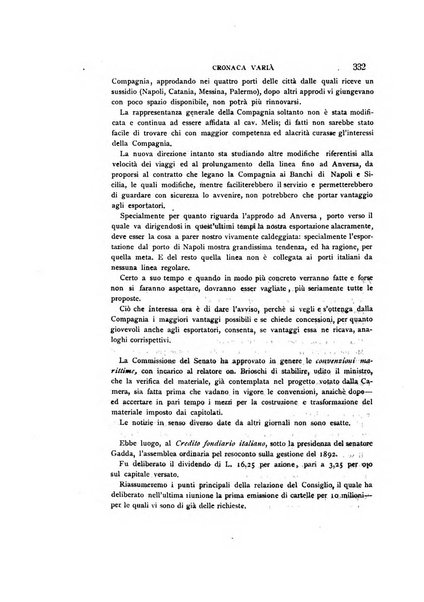 La rassegna agraria, industriale, commerciale, letteraria, politica, artistica