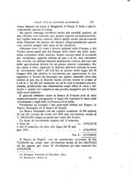 La rassegna agraria, industriale, commerciale, letteraria, politica, artistica