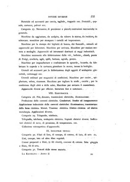 La rassegna agraria, industriale, commerciale, letteraria, politica, artistica