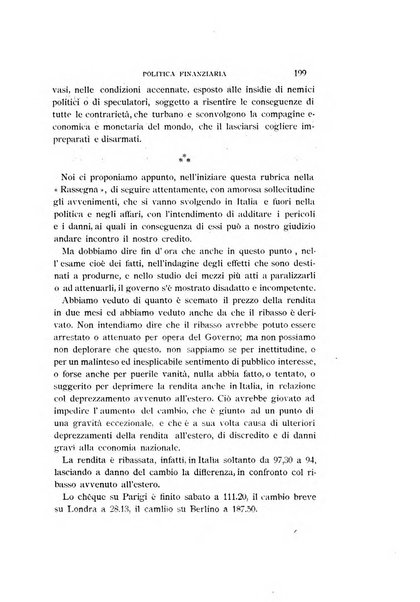 La rassegna agraria, industriale, commerciale, letteraria, politica, artistica