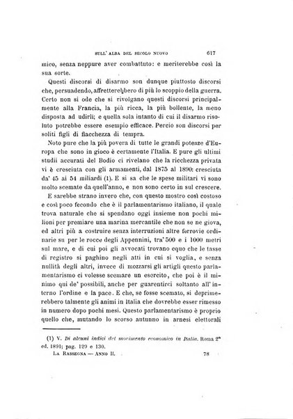 La rassegna agraria, industriale, commerciale, letteraria, politica, artistica