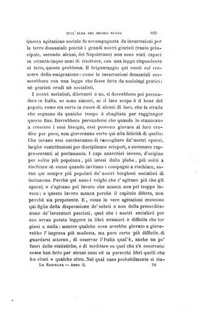 La rassegna agraria, industriale, commerciale, letteraria, politica, artistica