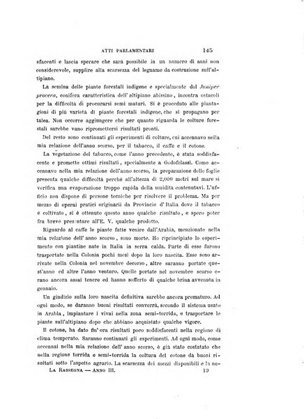 La rassegna agraria, industriale, commerciale, letteraria, politica, artistica