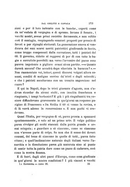 La rassegna agraria, industriale, commerciale, letteraria, politica, artistica