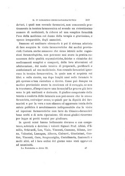 La rassegna agraria, industriale, commerciale, letteraria, politica, artistica