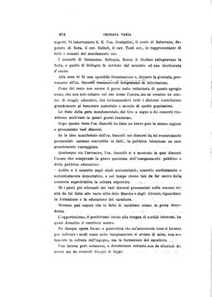 La rassegna agraria, industriale, commerciale, letteraria, politica, artistica