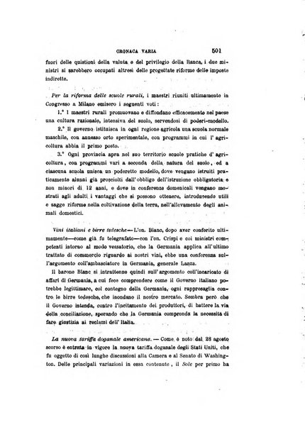 La rassegna agraria, industriale, commerciale, letteraria, politica, artistica