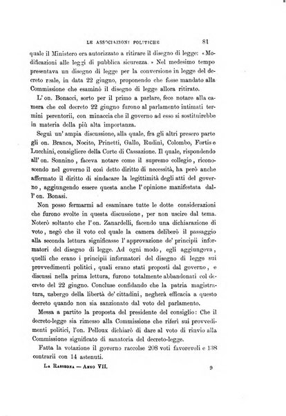 La rassegna agraria, industriale, commerciale, letteraria, politica, artistica